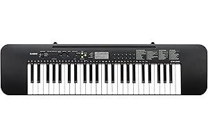 Casio Musical Instruments CTK-240 - Tastiera Pianoforte Digitale a 49 Tasti, 100 Timbri, 100 ritmi e 50 Brani, Nero
