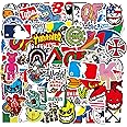 Kaderas Brand Stickers 101 Pcs Pack, Trendy Vinyl Decals for Skateboard Laptop Bicycle Helmet Suitcase, Fashion Stickers for Adults Teens Children