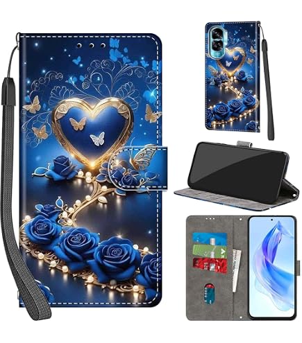 Per Honor 90 5G Custodia,Sottile Pelle Portafoglio Flip Stand Telefono Custodia
