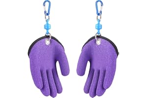 TOPIND Angelhandschuhe Jagdhandschuhe Wasserdicht Anti-Schnitt Handschuh PE Draht gewebt Latex Fisch Fang Handschuhe mit Magnet Freigabe Angelkleidung M L XL