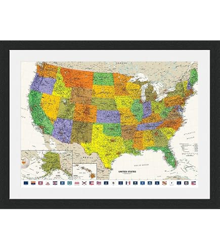 Poster USA Maxi - 61x91.5cm - GB Eye - Déco Murale Vibrante