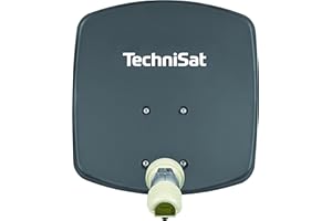 Technisat Digidish 33 Satellite Dish 33cm with Mounting and Single LNB - Grey