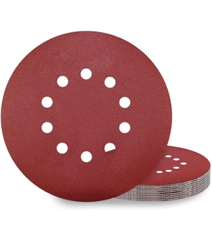 40 Feuilles Abrasives Pour Ponceuse 93x185 Mm - Grains 40/60/80/120/240 - 8 Trous - Pour Bosch Et Autres