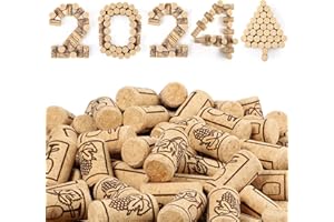 JCTRRJ 40 Stück Weinkorken, Korken, Weinkorken Zum Basteln, Flaschenkorken, Bastelkorken, Korken Zum Basteln, Korken Groß, 21x40 Mm Korkstopfen, Cork, Gärbehälter, Flaschen Mit Korken, Korkdeckel