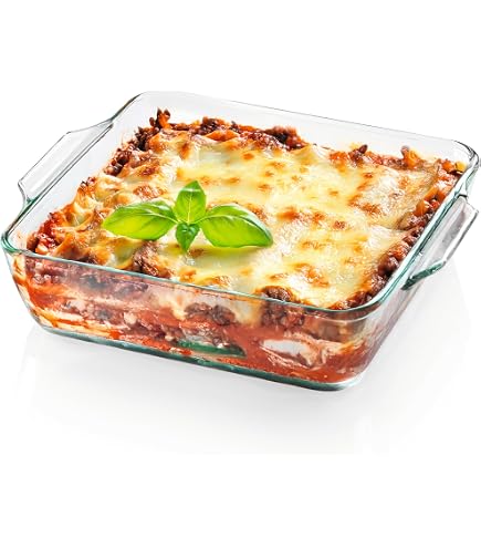 Mini Glas-Backform 19,8 Cm Quadratisch – Borosilikatglas Für Ofen, Heißluftfritteuse & Mehr
