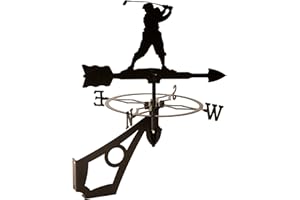 Dragon Laser Ltd., Golfer Decorative Weathervane, Golf, Golf Player Golfer, **WITH ANTI-RUST COATING**