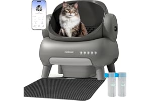 Neakasa M1 Lettiera Gatto Autopulente Aperta Grande XXL, Controllo APP, Smaltimento dei Rifiuti Senza Odori, Sacchetti e Tappeto Lettiera gatto, per Più Gatti
