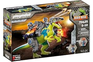 PLAYMOBIL Dino Rise 70625, Spinosauro, Doppio Potere Difensivo, dai 5 Anni