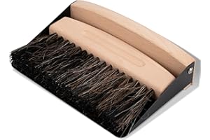 ENA Living Mini Dustpan and Brush Set | Perfect For Household Cleaning | Sturdy & Effective Dustpan | Small Dustpan and Brush | Small Brush Ideal Crumb Sweeper | Fireplace Dustpan and Brush