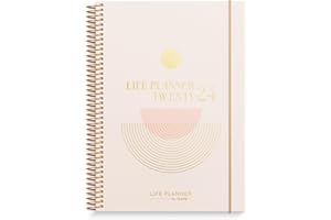 Burde Agenda 2024 | dicembre 2023 al gennaio 2025 | Calendario in italiano | Agenda Settimanale | Formato A5 | Agenda Giornaliera 2024 | Life Planner Pink