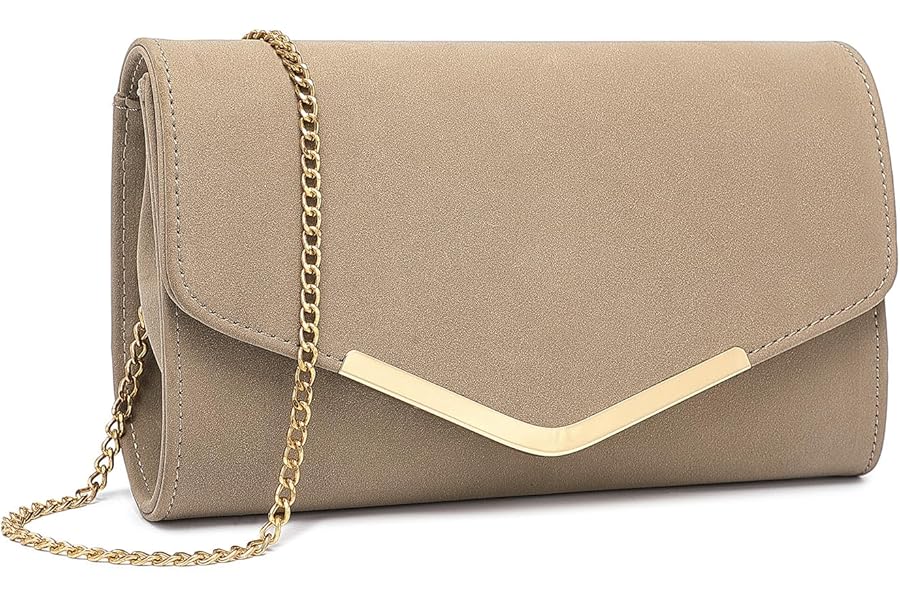 Miss Lulu Womens Clutch Elegant Clutch Bags for Women Mini Crossbody Bag For Women, Can Hold 8.3' Tablet, Suitable for Party, Wedding, Banquet, Gift