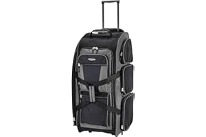 Travelers Club Xpedition Pionowa torba sportowa z wieloma kieszeniami, Grafitowy, walizka 76 cm