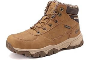 ARRIGO BELLO Stivali Uomo Invernali Scarpe Invernale Scarponcini Neve Stivaletti Antiskid Caldo Trekking Montagna Boots Taglia 41-46