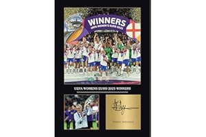 GENERIC Signed England Women's Euro 2025 Champions A4 Unframed Print Lionesses Gifts Poster England Women's Football (Framed)