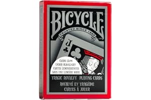 Bicycle Tragic Royalty Playing Cards, 1 Deck, Glow in The Dark, Air Cushion Finish, Professional, Superb Handling & Durability