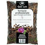 GebEarth® - Terriccio per Orchidee, Substrato per Orchidee da 1 Litro【 Terriccio Professionale per tutte le Orchidee 】