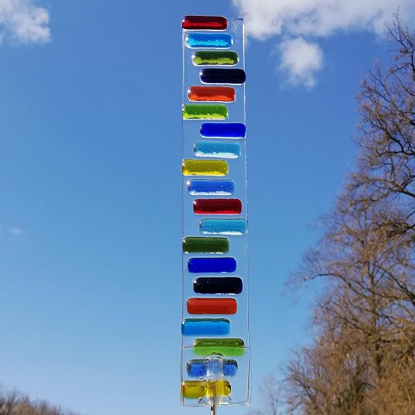 Gartenstecker Mit Leuchtenden Sternen – Windspiel & Sonnenfänger In Einem