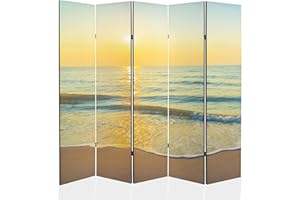 ‎FRAMED CONCEPT framed concept - Paravent Raumteiler Holz 225x172 cm, 5-teilig einseitig, Sichtschutzwand