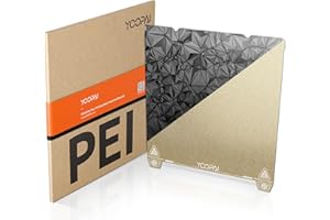 YOOPAI Piatto di PEI Testurizzato + PEO Liscio Doppio Lati 235x235mm per Creality Ender 3/ Ender 3 Pro/Ender 3 V2/ Ender 3 S1/ Ender 3 Neo/Voxelab Aquila