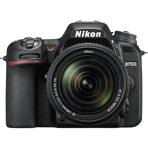 Nikon D7500 Camera Body with 18-140 mm VR Digital DSLR Kit - Black