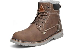 Mishansha Winterschuhe Herren Damen Winterstiefel Outdoor Gefüttert Gr. 39-46 EU