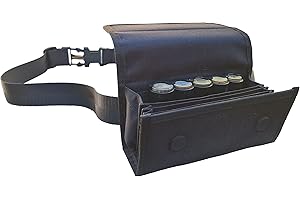 CLAIRE-FONCET Der Rolls-Royce der Canvas Kellnertasche - Kellnerbörse – Hüfttasche in Canvas Gewebe, Inklusiv 5 Euro Munzen Geldwechsler, Magnetverschluss, ideal für Kellner, Kellnerin, Gaststätte