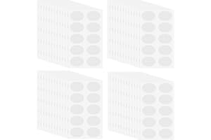 Fantasyon 400 Pezzi Ear Lobe Support Patches, Trasparente ToppePezzi Orecchini Toppe Adesivi Supporto per Alleviare la Pressione da Orecchini Pesanti del Lobo dell'orecchio Allungati o Strappati