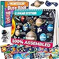 QUOKKA Activity Busy Book For Kids - Montessori Busy Board For 3-5 Year Olds - Preschool Learning Resources with 15 Universe Interactive Pages - Travel Educational Toys For Toddlers on Plane
