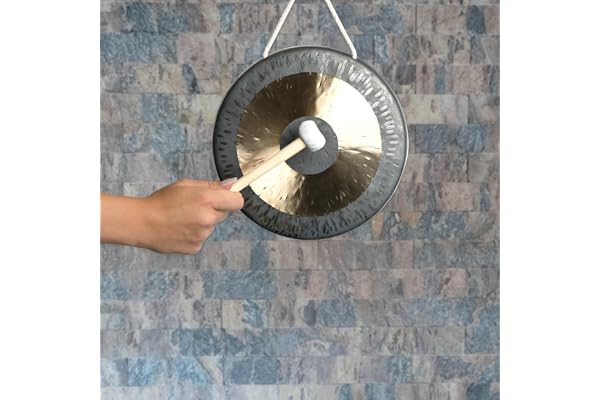 Gong tam-tam original, Whood Chau Gong chinois 25 cm 10" -7038-L-