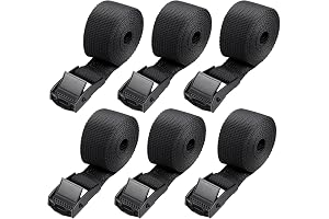 6PCS 100cm Negro