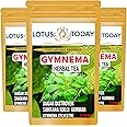 Gymnema Tea Herbal Tea Gurmar leaf with Fenugreek and Bitter Melon 60 Tea Bags Diabetic Diet