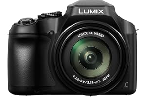 Panasonic Lumix FZ82 | Appareil Photo Bridge Zoom Puissant (Capteur 18MP, Zoom Lumix 60x F2.8-5.9, Grand angle 20mm, Viseur, Ecran tactile, Vidéo 4K, Stabilisation) Noir – Version Française