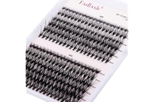 FADLASH Rzęsy Pojedyncze klastry do przedłużania rzęs 30D 40D 0.07 C Curl Mix 8-16mm Individual Cluster Sztuczne rzęsy klastry dla początkujących