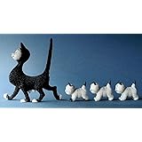 Cats by Dubout Figurine - THE WALK
