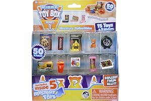 MICRO TOYBOX COLLECTABLES 15 pack- STYLES VARY mini toys to collect, swap, display with surprise pack design 5 toys inside 5101-15