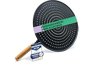 Netrox - Paraschizzi Cucina in Silicone per Padella - Resistente al Calore, Lavabile, Sicuro per Alimenti - Coperchio Universale per Frittura fino a 30 cm - Paraspruzzi Universali Pentola
