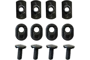 Burton - Matériel de Montage Haut, Noir pour Adultes Unisexes - Kit de Montage de Fixations de Snowboard