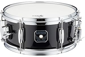 Gretsch SD Snare Drum, Full Range, Black Hawk Mighty Mini, black, negro, chrome hardware, 12 x 5,5", BH-5512-BK