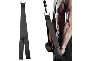 Tricepsrep, kabel fitness för push-downs, crunches, facepulls, latsdragstång för professionellt gym, kabeldraghandtag med stö