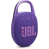 JBL Clip 5 - Ultra Taşınabilir, Su Ge&ccedil;irmez ve Toz Ge&ccedil;irmez Bluetooth Hoparl&ouml;r, G&uuml;&ccedil;l&uuml; baslı Big Pro Ses, Entegre karabina, 12