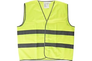 Ferko Chlxla Gilet réfléchissant, Jaune, Taille XL
