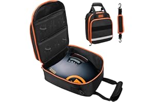 CROTIRAD Shoulder Strap Sup Pump Bag Compatible with OutdoorMaster The Shark/The Dolphin SUP Pump, Paddle Board Pump Bag Fits Most Sup Air Pump, Black