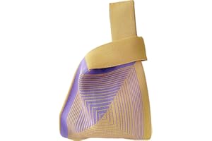 Anopo Women's Wrist Knotted Tote Bag Small Crochet Wristlet Handbag Aesthetic Cute Knit Purse