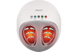 HoMedics Ricambi Masseur à Pied Shiatsu à Air avec Chaleur Infrarouge 3 Intensités, 1 ml