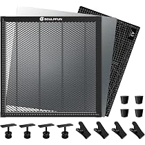 Tavolo Da Lavoro Laser A Nido D'Ape Oversevenls - 400x400x22 Mm, Con Piastra In Alluminio, Per Macchine Incisione Laser