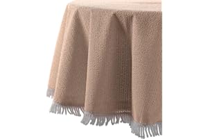 Garden-Kollektion Beautex Nappe en Mousse Souple de Camping de Balcon de terrasse de Jardin résistante aux intempéries, Taille + Couleur sélectionnable, Ovale 140 x 190 cm, Beige
