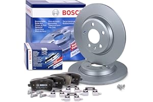 BOSCH BUNDLE Bosch Bremsenset Hinterachse inkl. Bremsscheiben Hinten Ø 300 mm Voll und Bremsbeläge Hinten, Passend für AUDI A4 Allroad B8 (8KH), A4 B8 (8K2)(8K5), A5 (8T3)(8F7)(8TA), Q5 (8RB), Q5 Van (8RB)