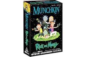 USAopoly MU085-434 Munchkin: Rick and Morty, rozmiar uniwersalny, wielokolorowy