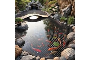 Royal Gardineer Filet de Protection pour Bassin à Mailles Fines - 3 x 4 m