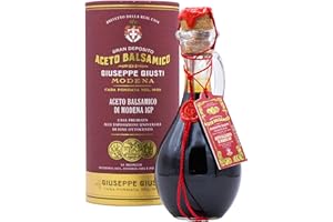Giusti - Aceto Balsamico di Modena IGP 3 Medaglie d’oro – 250ml Anforina con cappelliera